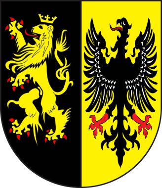 Almanya'da Saksonya Vogtlandkreis arması