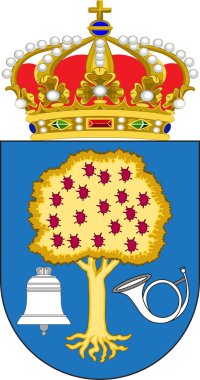 İspanya'nın Extremadura bölgesinde Navalmoral de la Mata arması