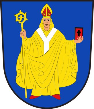 Almanya'da Thüringen'de Bad Salzungen arması
