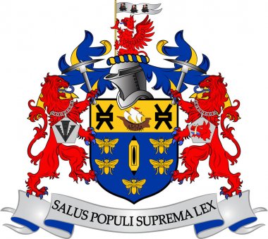 Coat of arms of Salford in England clipart
