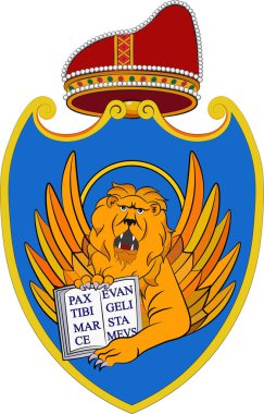 Coat of arms of Venice, Italy clipart