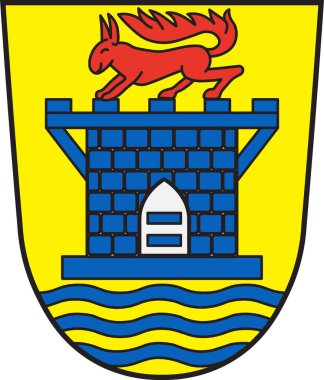 Almanya'da Schleswig-Holstein'daki Eckernfoerde arması