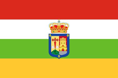 Flag of La Rioja in Spain clipart