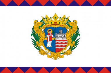 Gyor-Moson-Sopron County içinde Macaristan bayrağı