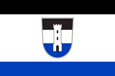 Bavaria, Almanya içinde Swabia içinde Neu-Ulm bayrağı