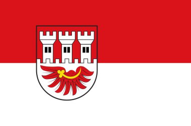 Kuzey Ren-Vestfalya'daki Porta Westfalica bayrağı, Almanya