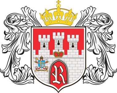 Masovian Voyvodalığı Doğu po şehirde Radom arması