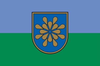 Saldus Municipality, Letonya içinde Courland bayrağı