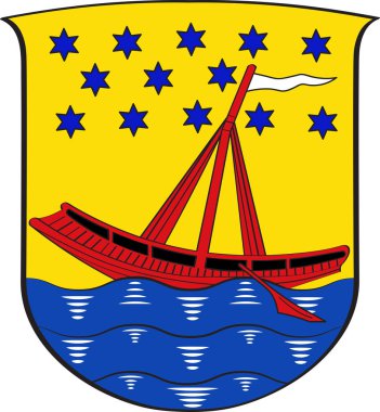 Kuzey Ren-Vestfalya Eyaletindeki Bonn'daki Beuel arması, Almanya