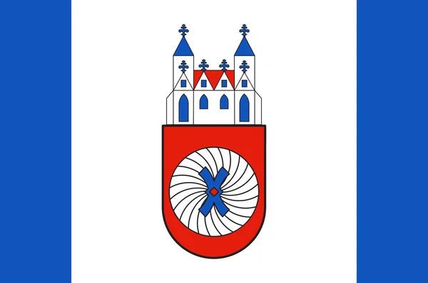 Vlag van Hameln in Nedersaksen — Stockvector
