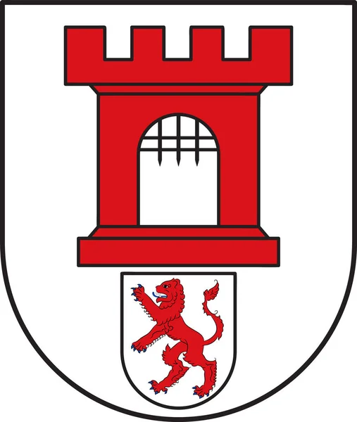 Герб міста Порз в Кельні, Північний Рейн-Вестфалія, Герма — стоковий вектор