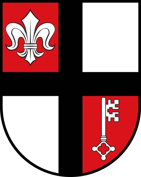Escudo de Medebach en Renania del Norte-Westfalia, Alemania — Vector de stock