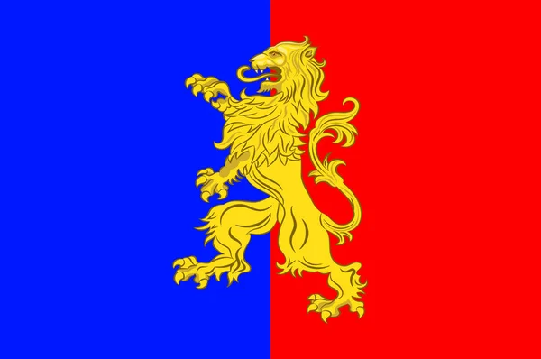 Flaga Bernay w regionie Górna Normandia jest regionem Francji. — Wektor stockowy