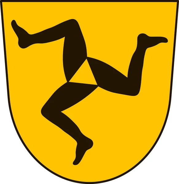 Wappen von Füssen in Schwaben, Bayern, Deutschland — Stockvektor