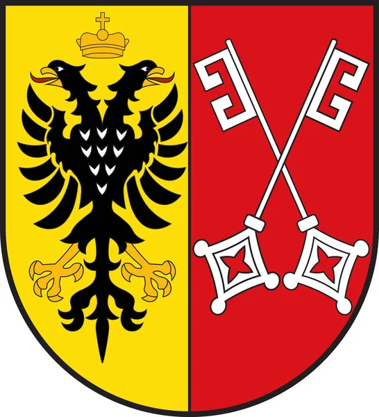 Wappen von Minden in Nordrhein-Westfalen, Deutschland — Stockvektor