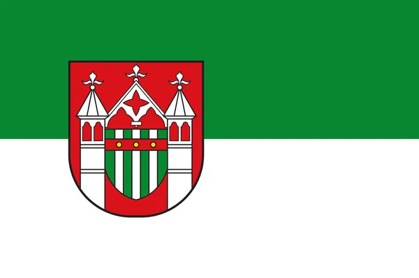 Bandeira de Brakel in North Rhine-Westphalia, Alemania — Vetor de Stock