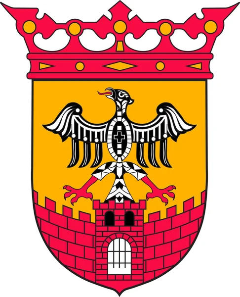ラインラント・パラティネートのシンジグの紋章、ドイツ — ストックベクタ