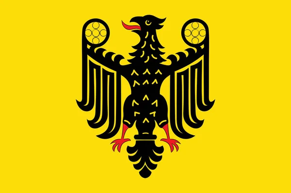 Прапор Гослар в Нижній Саксонії, Німеччина — стоковий вектор
