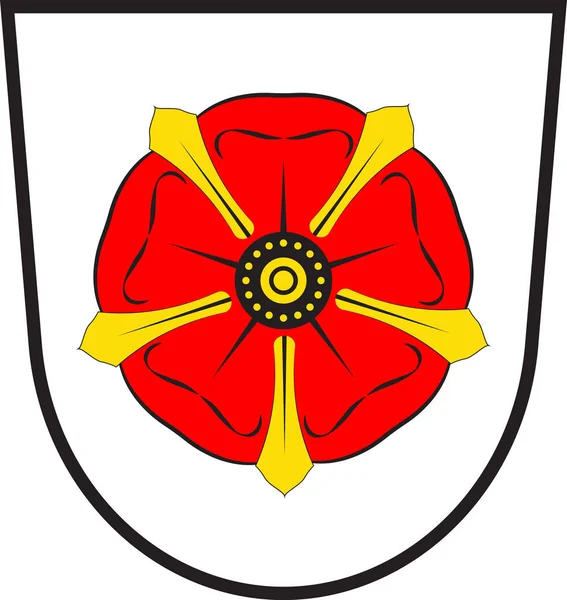 北ライン・ウェストファリアのリッペの紋章、ドイツ — ストックベクタ
