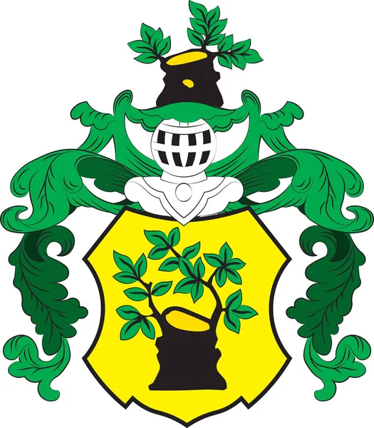 ドイツのチューリンギアにおけるアポルダの紋章 — ストックベクタ