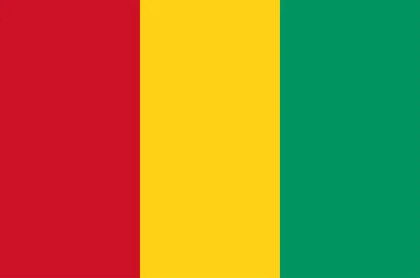 Bandera de Guinea — Vector de stock