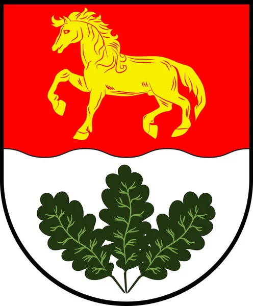 Wappen von ludwigslust in mecklenburg-vorpommern — Stockvektor