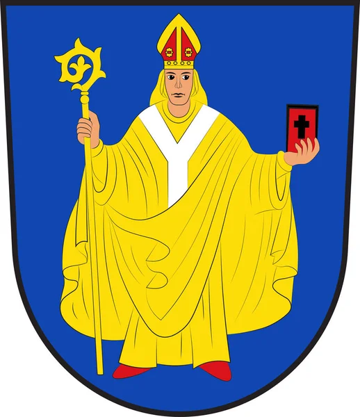 Herb Bad Salzungen w Turyngii w Niemczech — Wektor stockowy