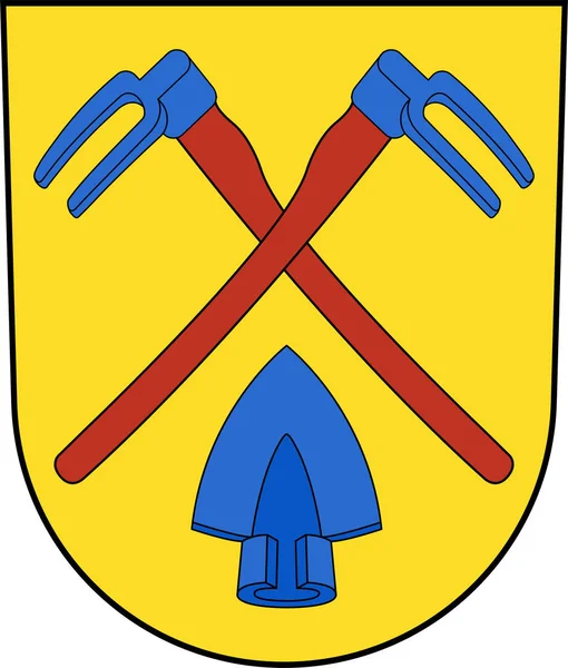 Wappen von Unterstraß in der Schweiz — Stockvektor