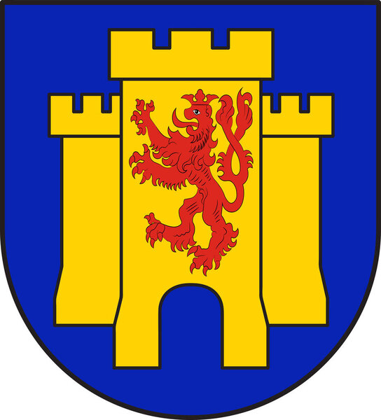 Coat of arms of Wassenberg in North Rhine-Westphalia, Germany