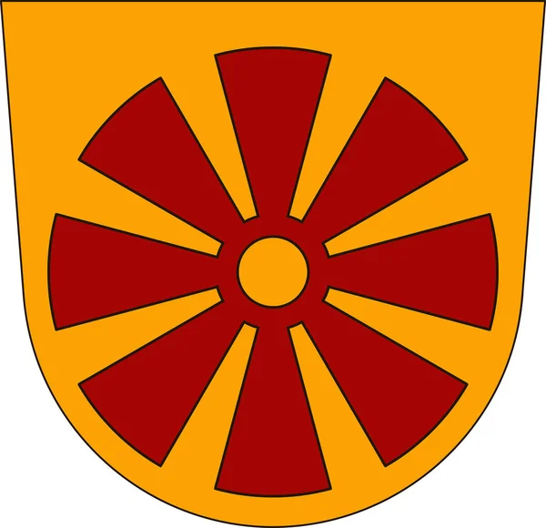 ドイツ南部バーデン・ヴュルテンベルクのマルドルフの紋章 — ストックベクタ