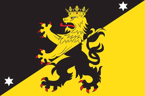 Flagge von vastergotland ist die schwedische Provinz — Stockvektor