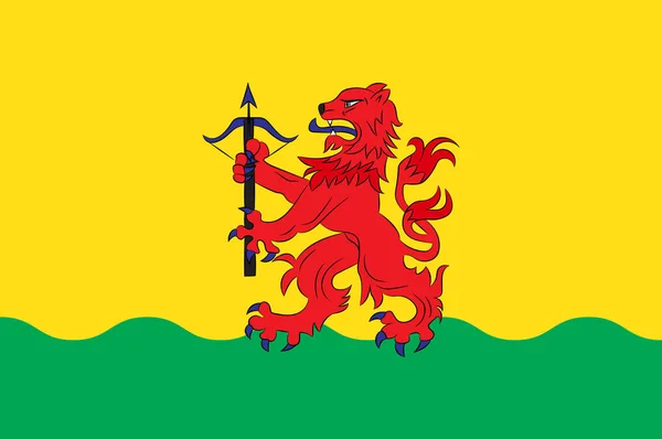 Прапор Кроноберта () — повіт на півдні Швеції — стоковий вектор