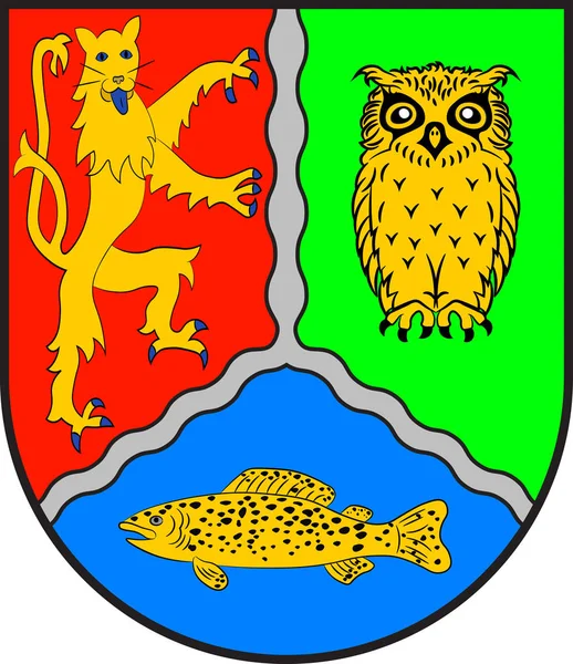 Wappen von etzbach in Rheinland-Pfalz, Deutschland — Stockvektor