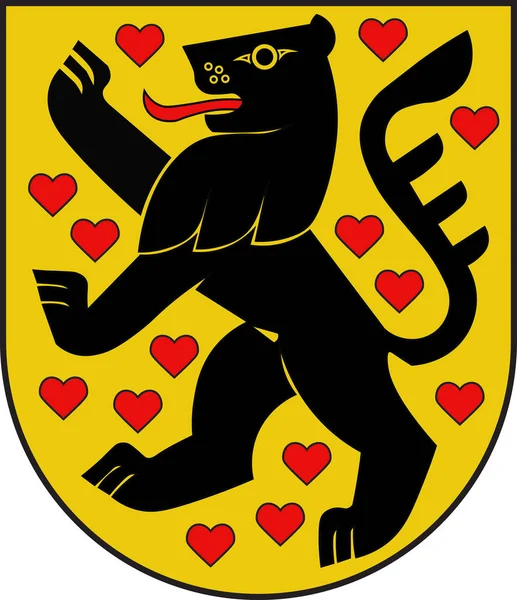 Wappen von Weimar in Thüringen in Deutschland — Stockvektor