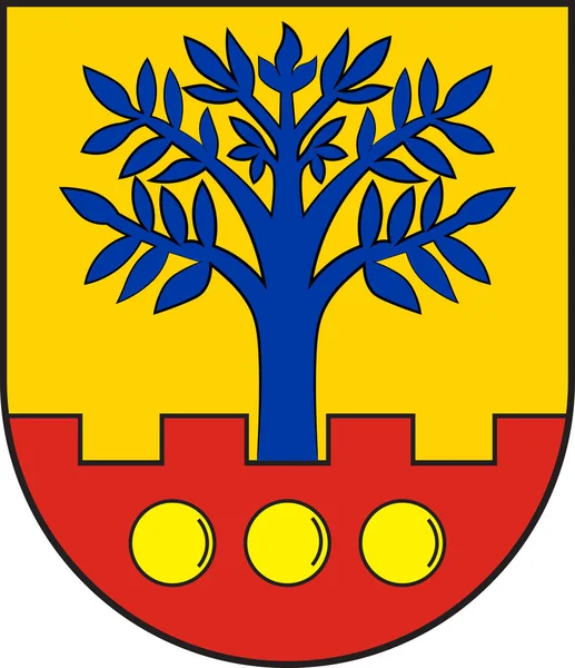 Státní znak Aschebergu v Severním Porýní-Vestfálsku, Německo — Stockový vektor