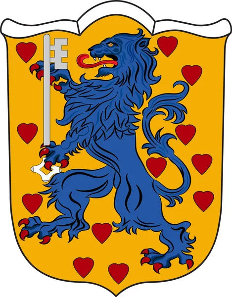 Escudo de armas de Harburg en Baja Sajonia, Alemania — Archivo Imágenes Vectoriales