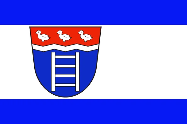 Bandeira de Bad Oeynhausen in North Rhine-Westphalia, Alemanha —  Vetores de Stock