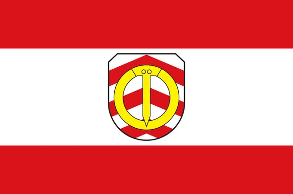 Bandera de Pase en Renania del Norte-Westfalia, Alemania — Vector de stock