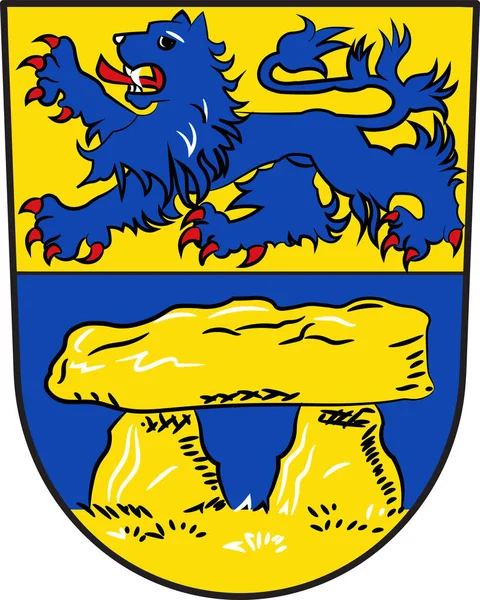 Wappen des Heidekreises in Niedersachsen — Stockvektor