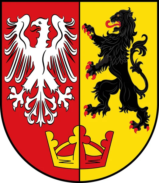 Herb Bad Neuenahr-Ahrweiler w Nadrenii-Palatynacie, — Wektor stockowy