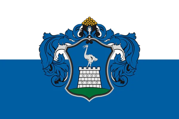 , Macaristan 'daki vas County bayrağı — Stok Vektör