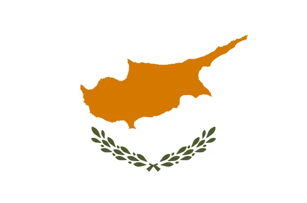 Drapeau de Chypre — Image vectorielle