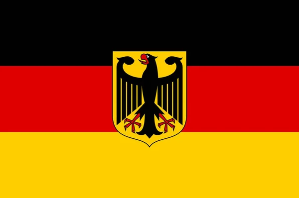 Flagge Deutschlands — Stockvektor