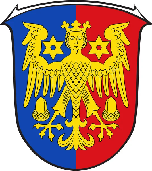 Wappen von Aurich in Niedersachsen, Deutschland — Stockvektor