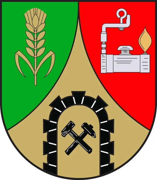 Escudo de Steinebach en Renania-Palatinado, Alemania — Vector de stock