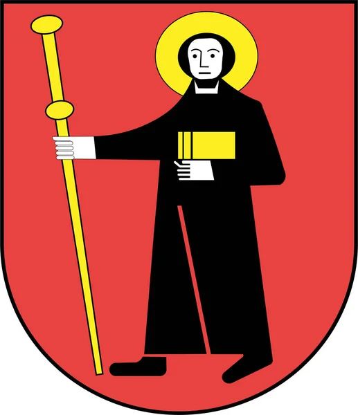 Escudo de armas del Cantón de Glarus en Suiza — Archivo Imágenes Vectoriales