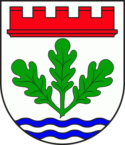 Wappen von henstedt-ulzburg in schleswig-holstein — Stockvektor