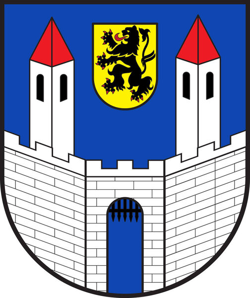 Coat of arms of Weissenfels in Saxony-Anhalt in Germany