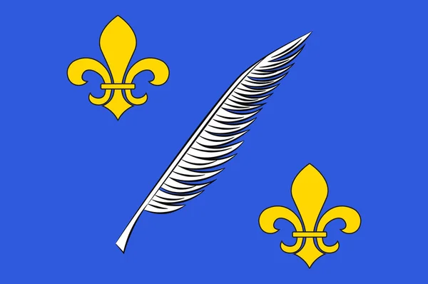 Флаг Канн, Франция — стоковый вектор