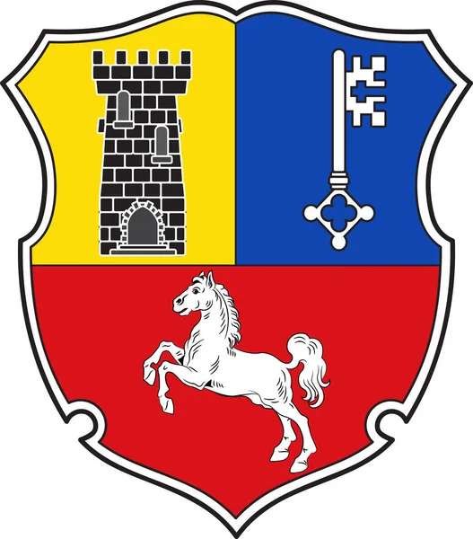 Stadtwappen in Niedersachsen, Deutschland — Stockvektor